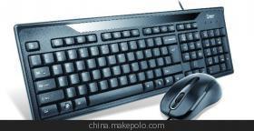 零點(diǎn)之約 LD-802 黑珍珠 有線鍵鼠套裝 商務(wù)辦公的簡(jiǎn)約之選